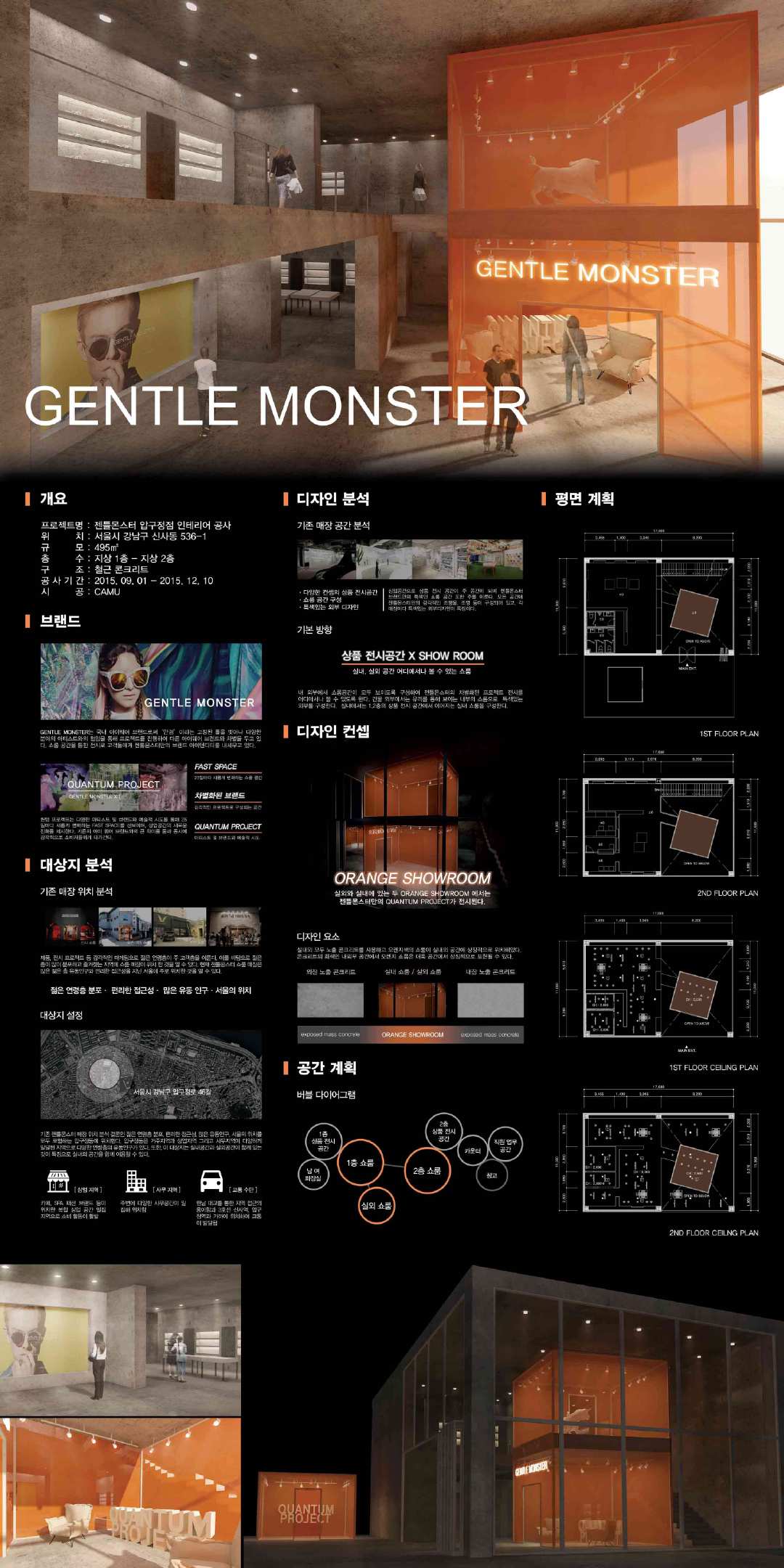 韩国设计竞赛丨室内作品展板合集