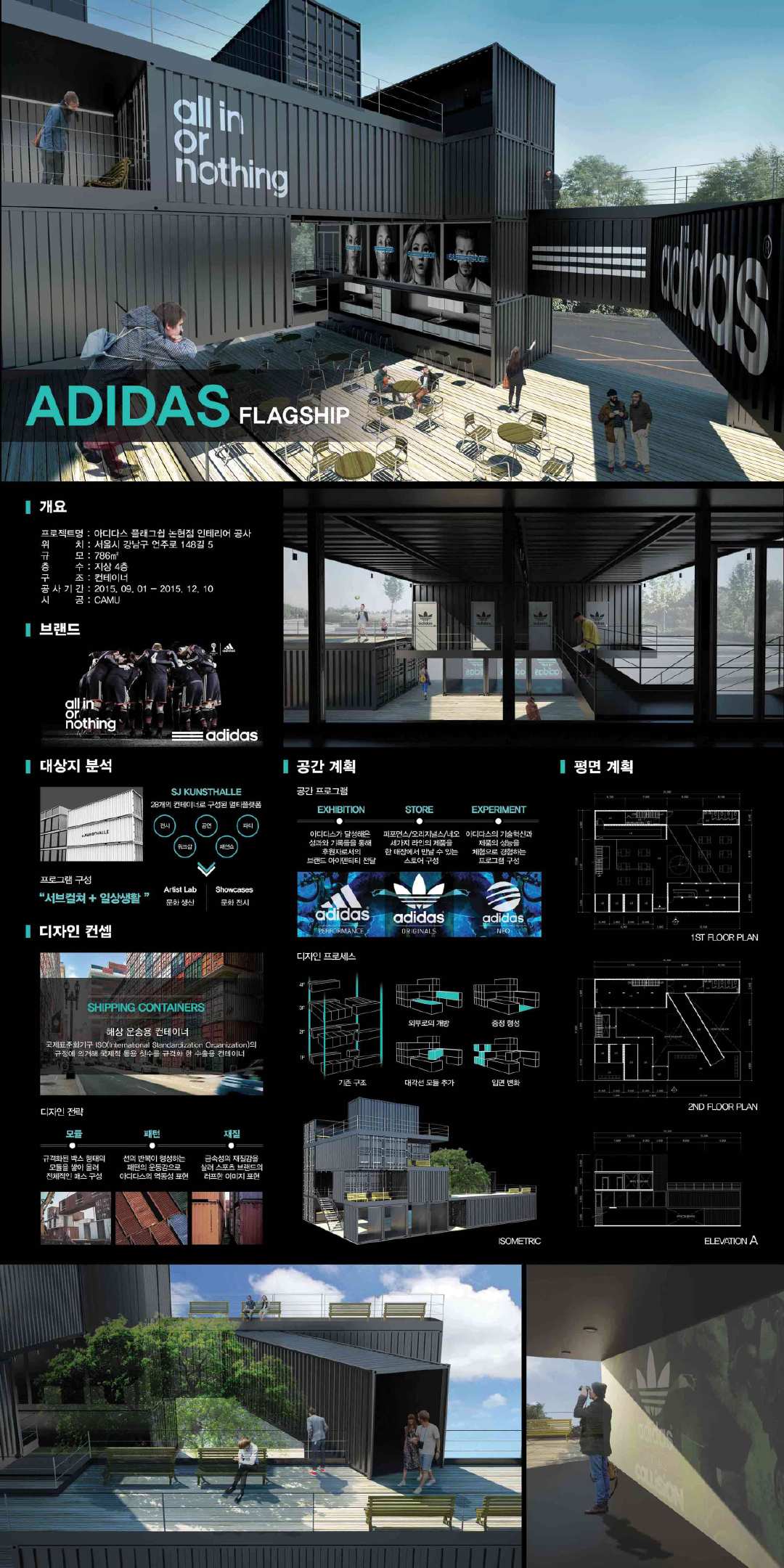 韩国设计竞赛丨室内作品展板合集