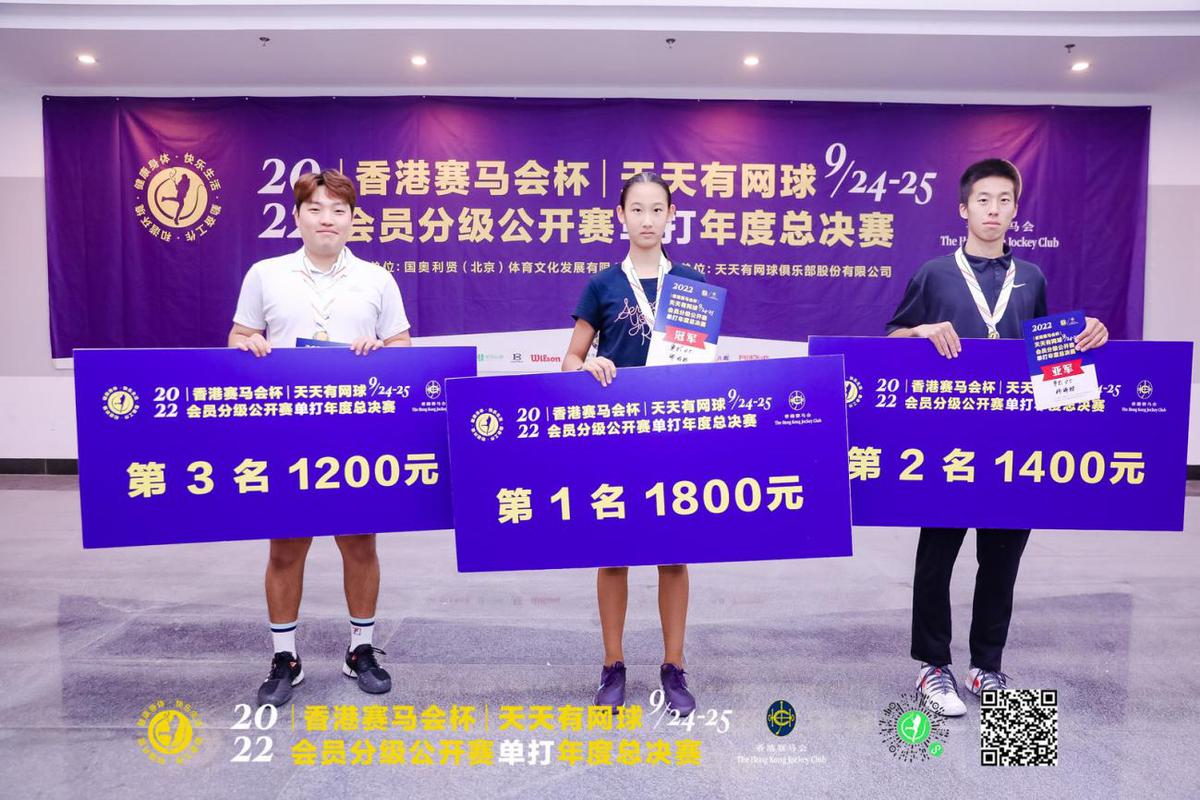 激情挥拍贺祖国华诞  2022“香港赛马会杯”天天有网球会员分级公开赛单打年度总决赛开拍休闲区蓝鸢梦想 - Www.slyday.coM