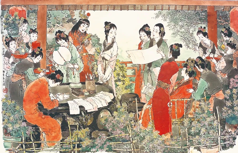 国画大师笔下的红楼梦千古一梦入画中