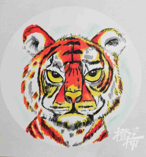 虎年吉祥，福虎双全！15岁杭州少年这组年画，满满喜气送给你休闲区蓝鸢梦想 - Www.slyday.coM