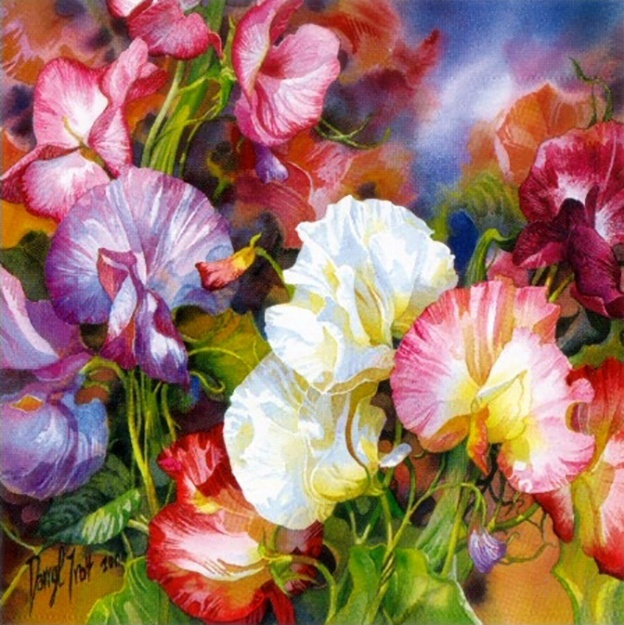 花卉水彩67darryltrott