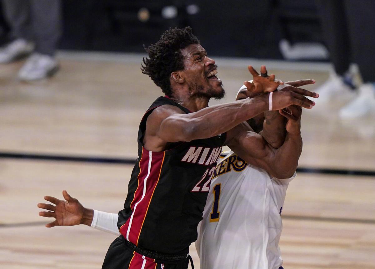 截止到目前为止,巴特勒在总决赛中场均29分8.6板10.2次助攻!