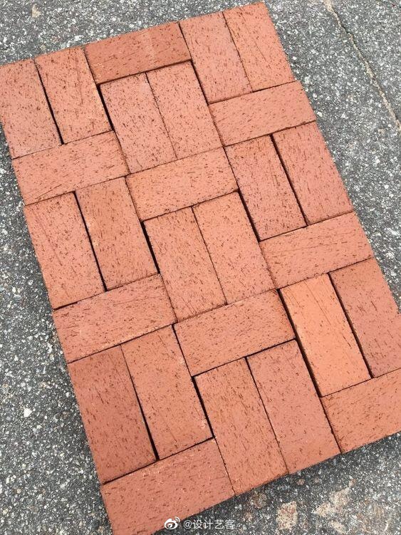 小院设计有温度的红砖铺地