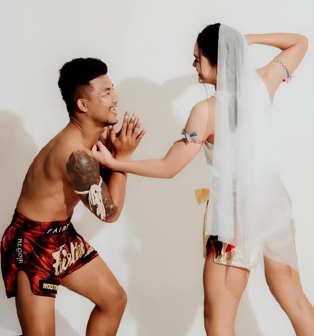 新娘是泰拳美女,飞膝ko"铁人"|艾达|泰拳|铁人_新浪新闻