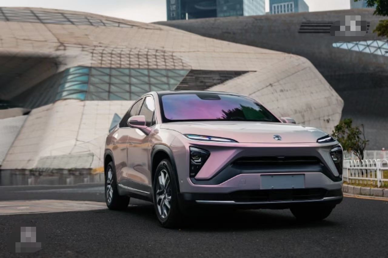 蔚来ec6改色梦幻灰 真是诗意般的存在