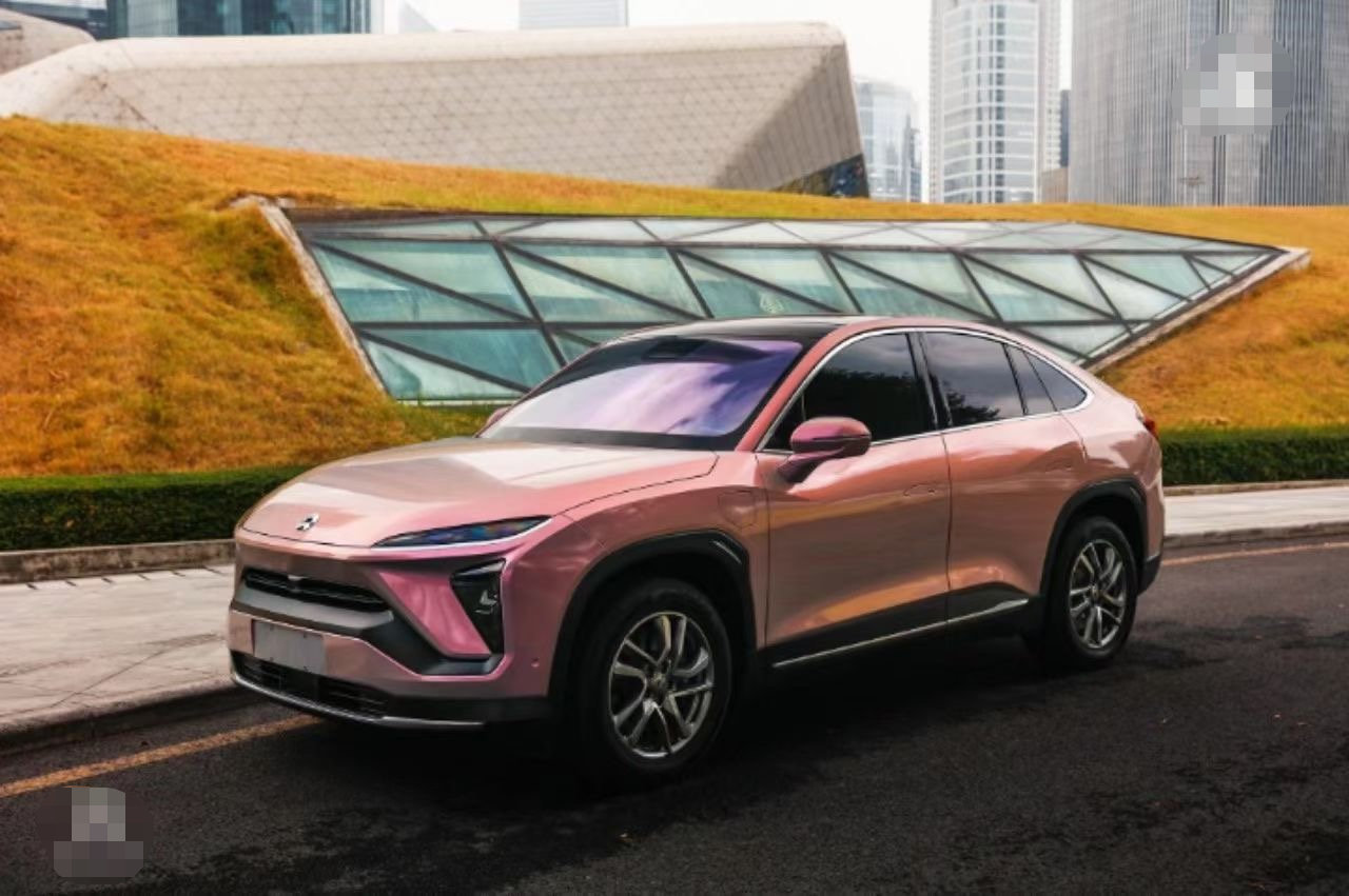 蔚来ec6改色梦幻灰 真是诗意般的存在