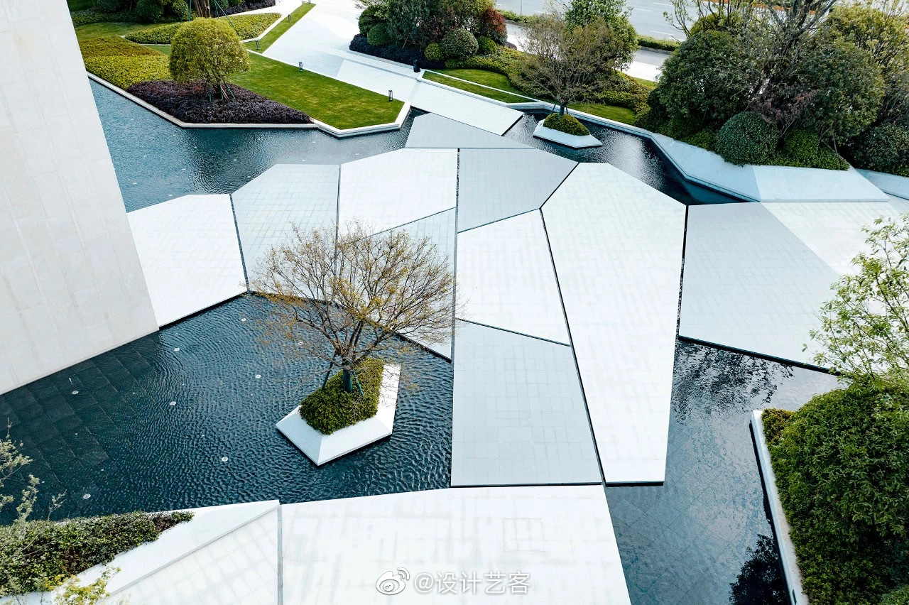 现代景观设计,解构主义铺装