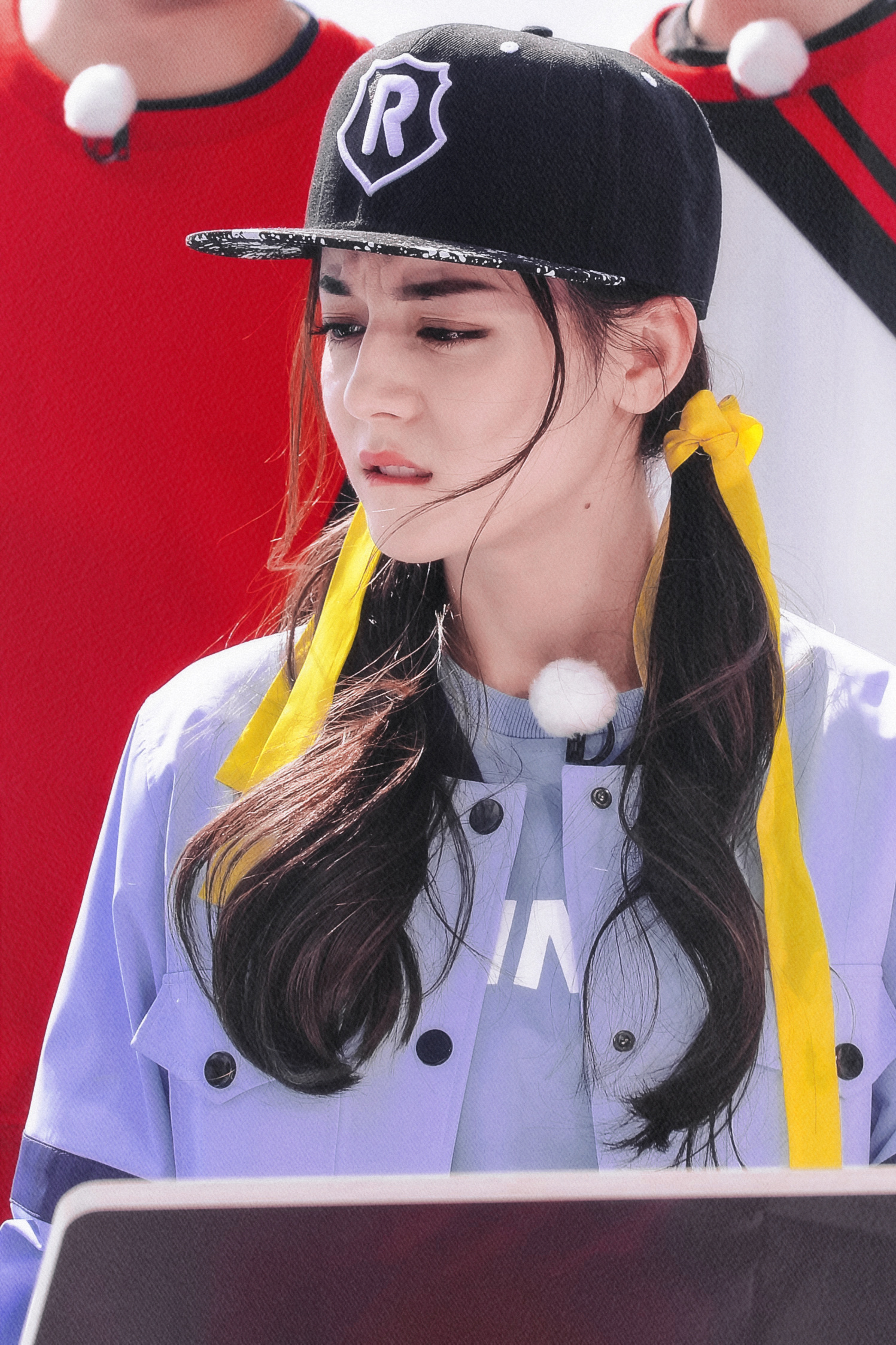 迪丽热巴跑男黄丝带