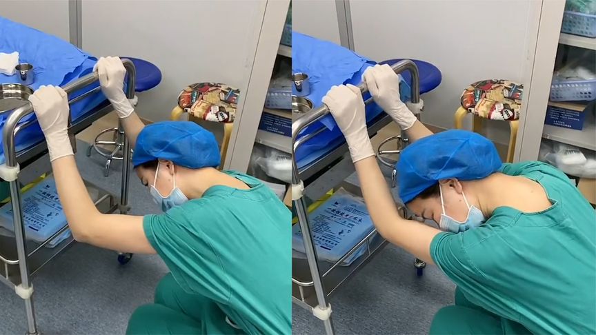 桂林一女医生手术中突发胃病仍坚持做完手术学医虽辛苦但值得