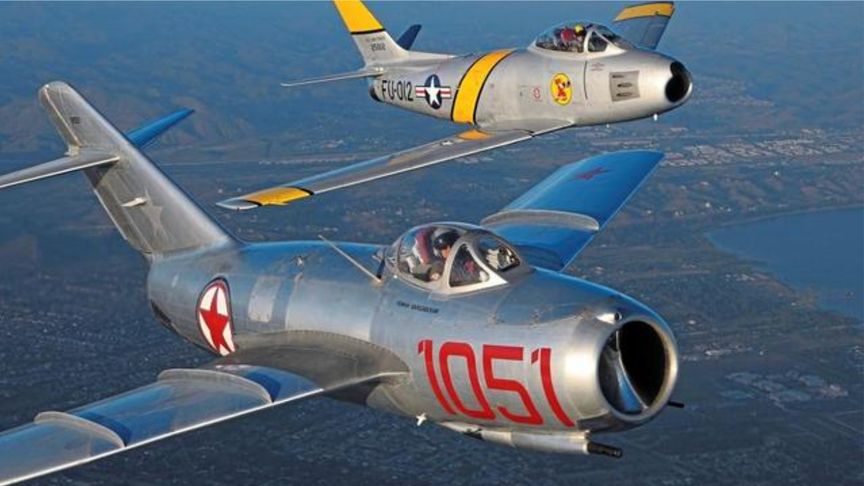 朝鲜战争苏联米格15战机机队自身却零伤亡击落美军两架战机