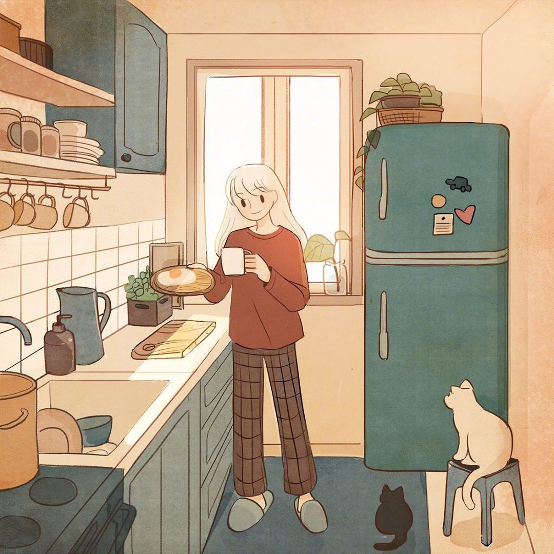 周末一个人宅在家的真的超级美好的!