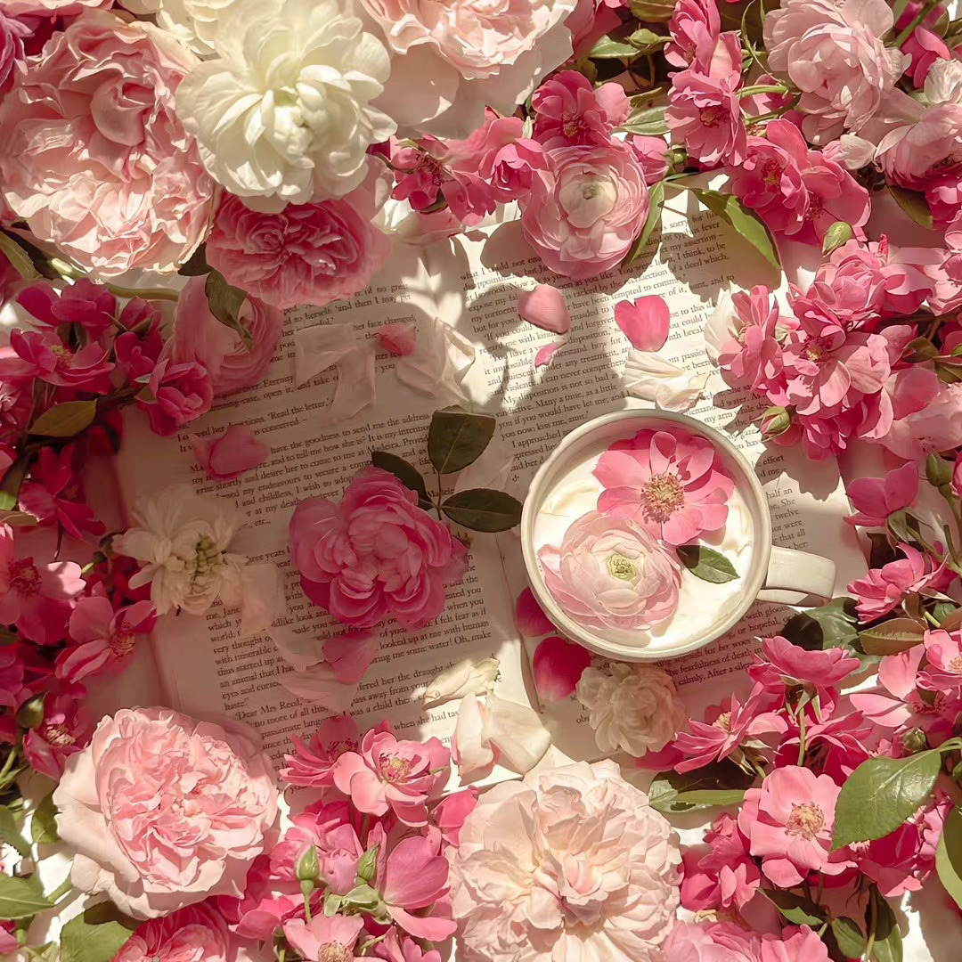 来领取春天氛围感背景图