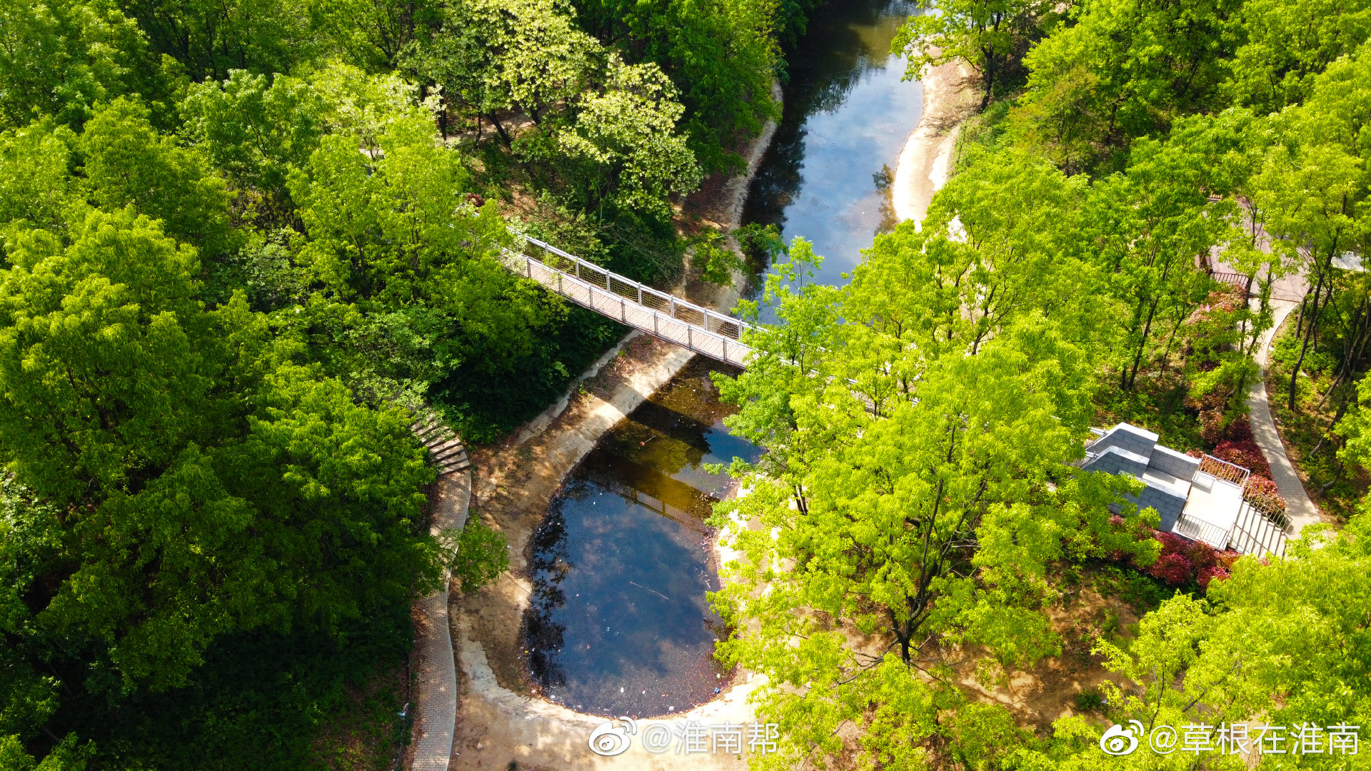 淮南市舜耕山湿地公园图片