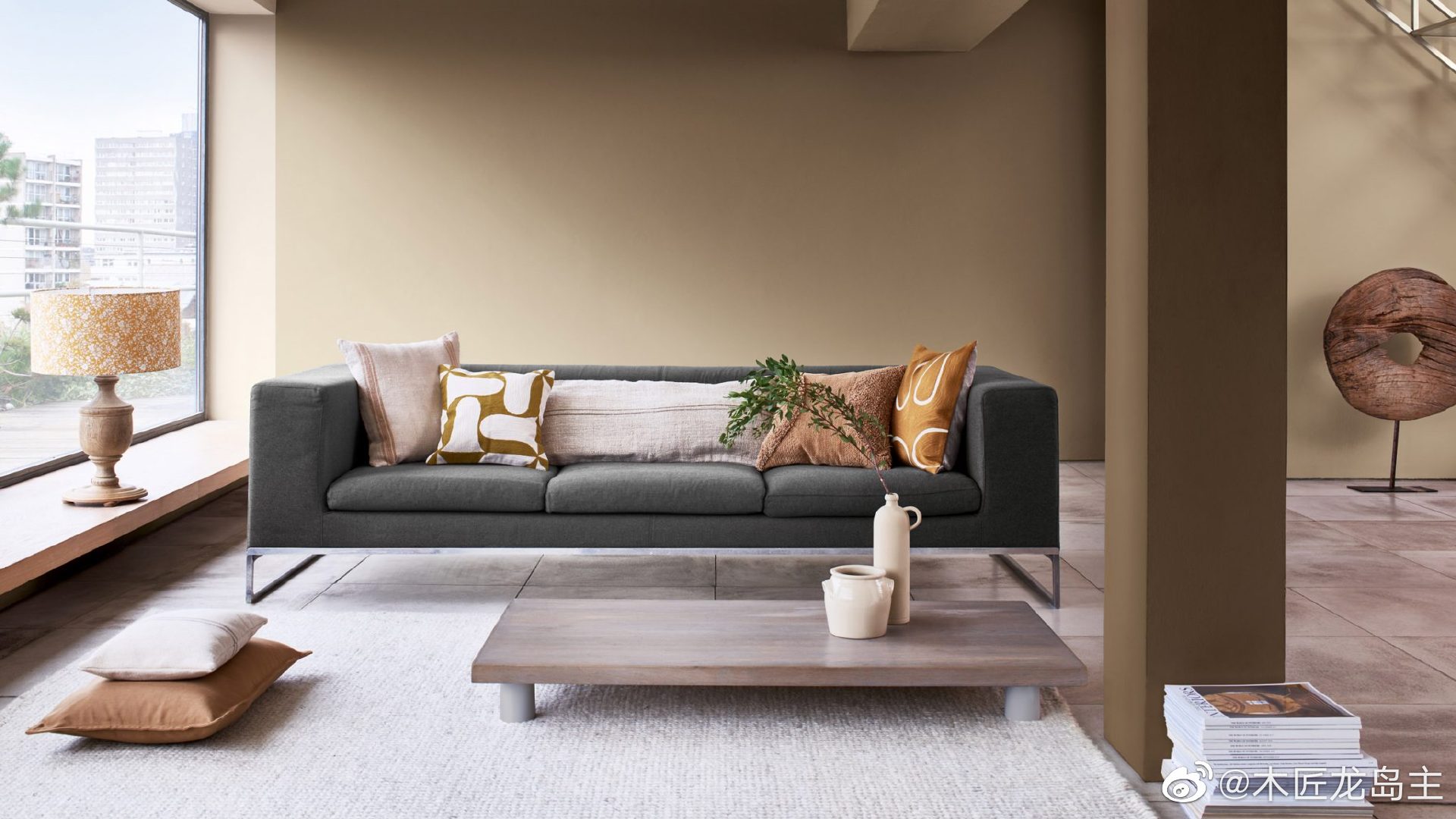 油漆品牌多乐士(dulux)推出了一种"令人放心的"土黄色米色_高清图集