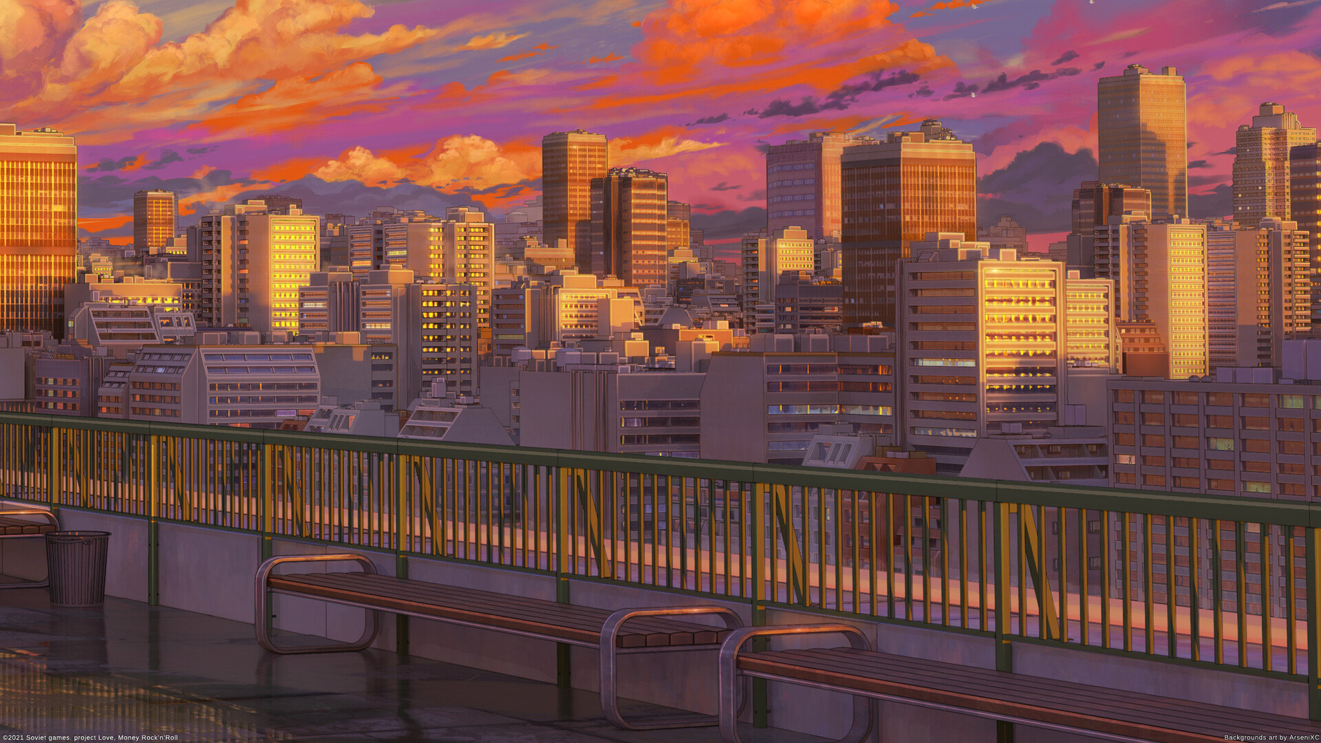 超暖的黄昏场景绝了arseniychebynkin