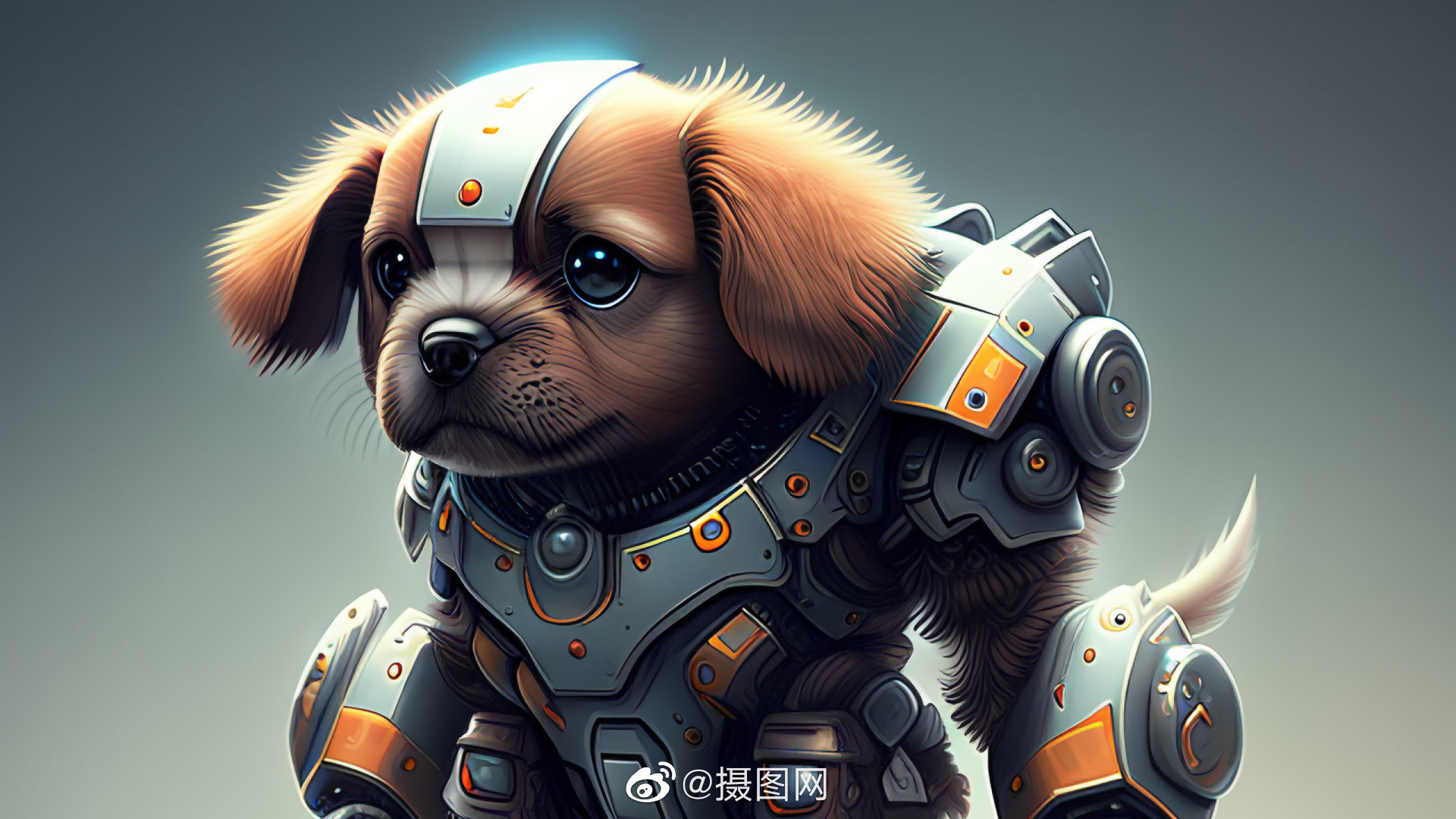 ai数字艺术|又萌又野的动物机械战队!