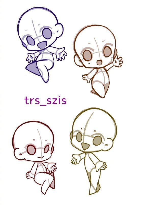 一些q版表情和动态姿势绘制参考__财经头条