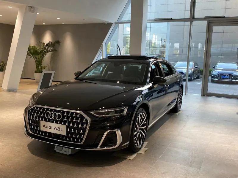 到店实拍新款奥迪a8l,科技 豪华,配3.0t v6引擎__财经头条