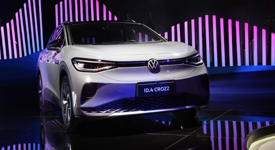 最长续航里程为550km,大众id.4 crozz近日亮相