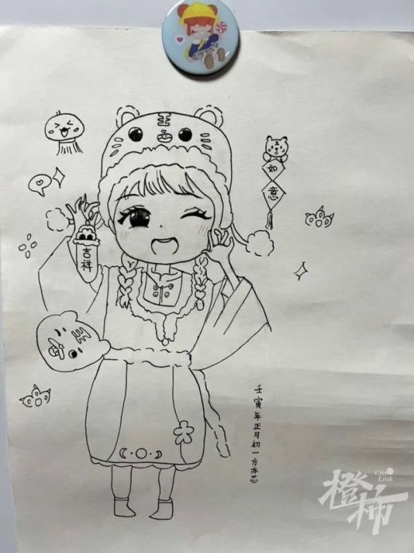 虎年吉祥，福虎双全！15岁杭州少年这组年画，满满喜气送给你休闲区蓝鸢梦想 - Www.slyday.coM