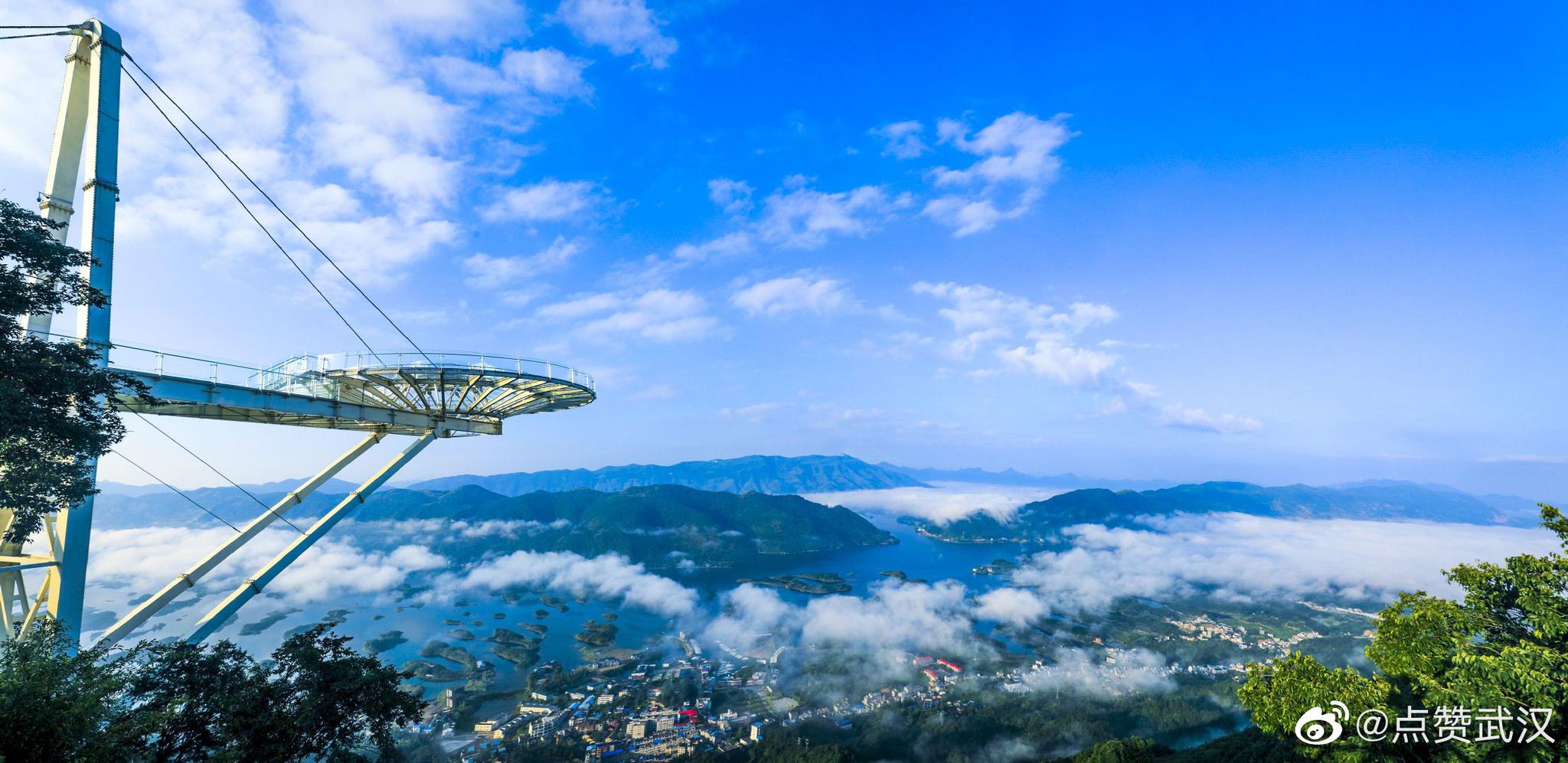 位于湖北省黄石市的仙岛湖天空之城景区是火爆全网的网红打卡地,浦鼢