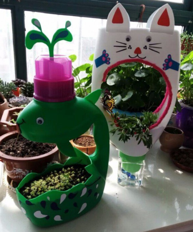 花盆|洗衣液瓶|养花_新浪新闻