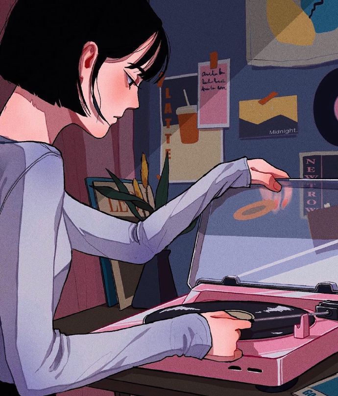 组复古系少女插画 67676767, 插画师 _jung_ss