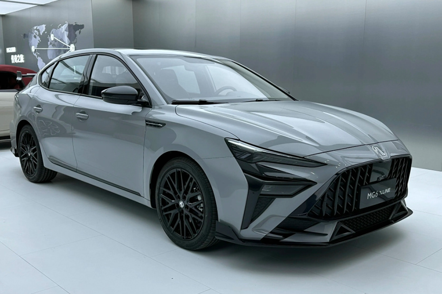 探馆广州车展名爵mg6xline版上市售价1238万元