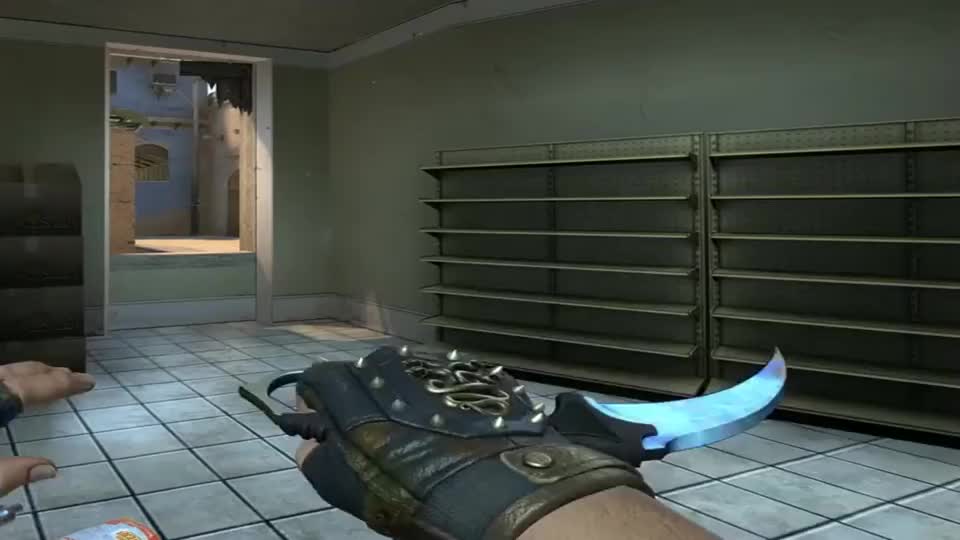 csgo开箱这把双面蓝淬火爪子刀各位付个首付没问题吧