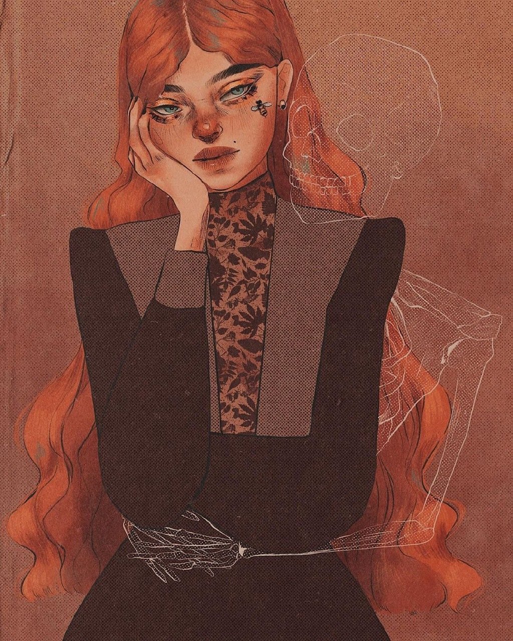 来自ins插画师vitkaninn绘画作品