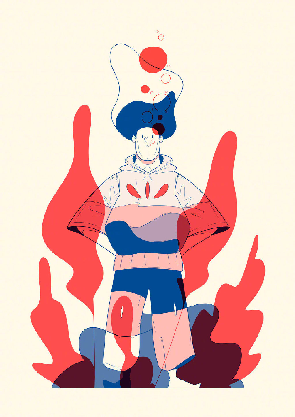 插画师 thomas rohlfs 笔下的人物插画,独特的画风!