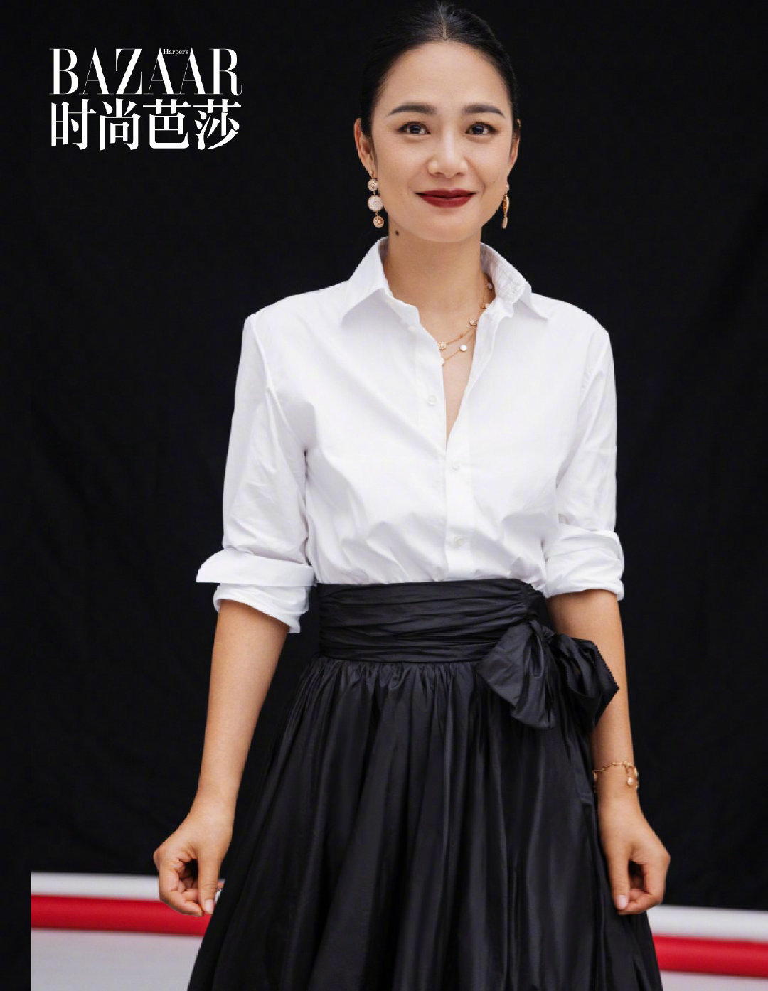 周韵时尚芭莎十一月刊封面人物大片