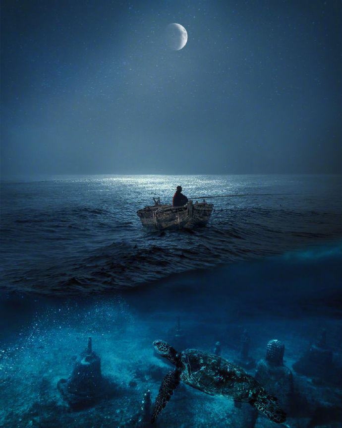 ps大神创作的作品技术不是最关键的重要的思想与创意