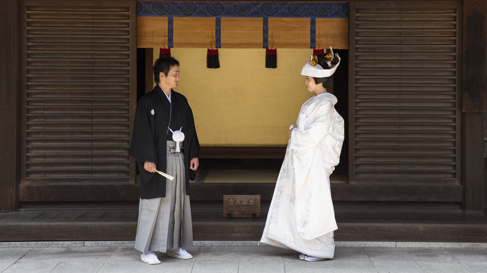 日本传统的神前式婚礼