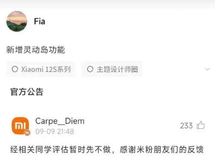 “安卓灵动岛”也要来了！小米新机搭载居中药丸屏，雷军真会玩休闲区蓝鸢梦想 - Www.slyday.coM