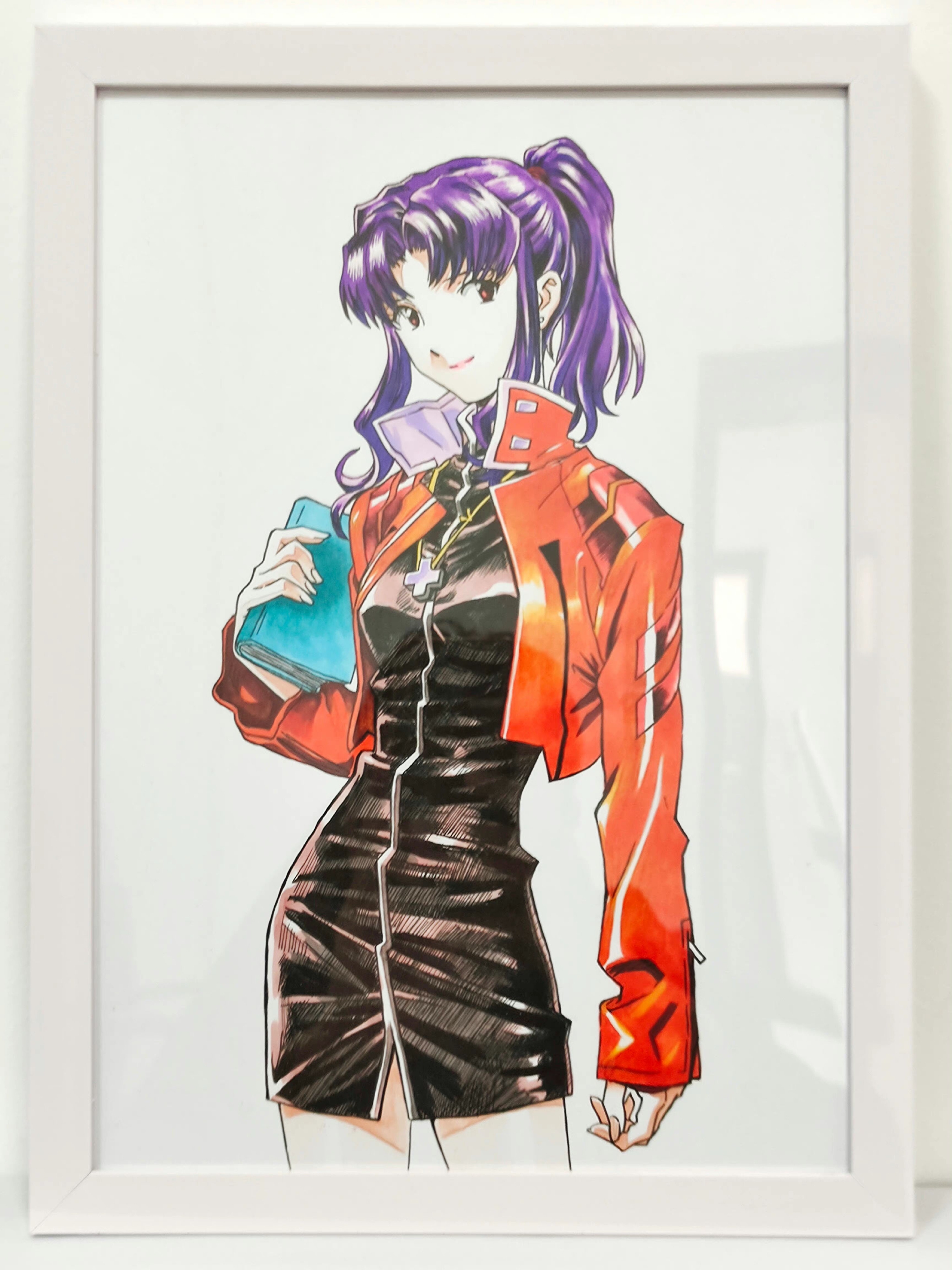马克笔画 葛城美里 束发/马尾造型 想要的戳评论区1楼_高清图集_新浪