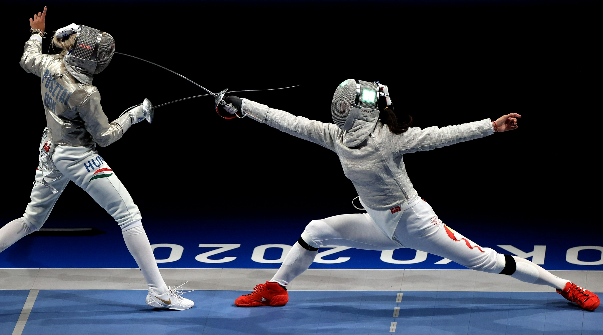 东京奥运会击剑女子佩剑个人钱佳睿晋级八强2