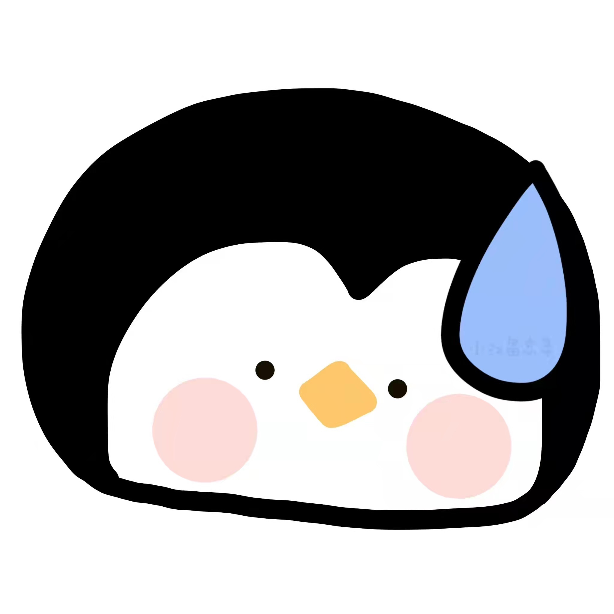 可爱卡通 无语流汗头像