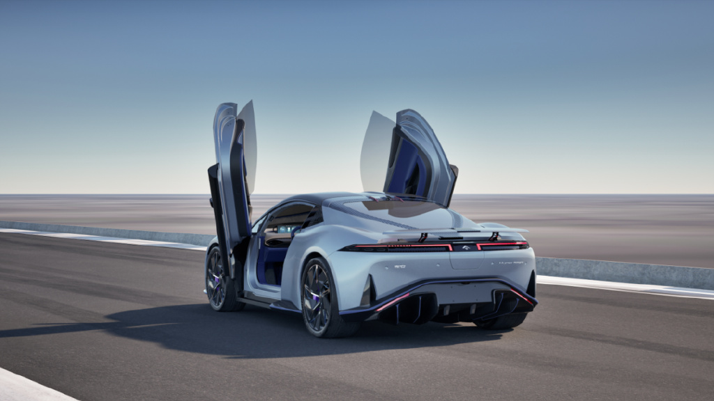 中国第一超跑广汽埃安跑车正式发布零百仅需19秒