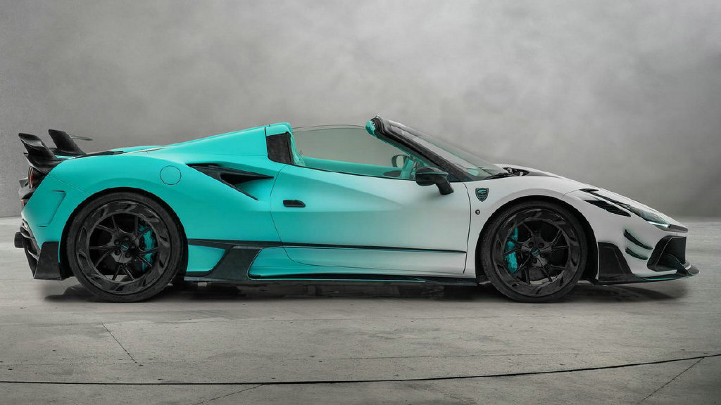 全球限量1台,mansory改装法拉利f8敞篷版-新浪汽车