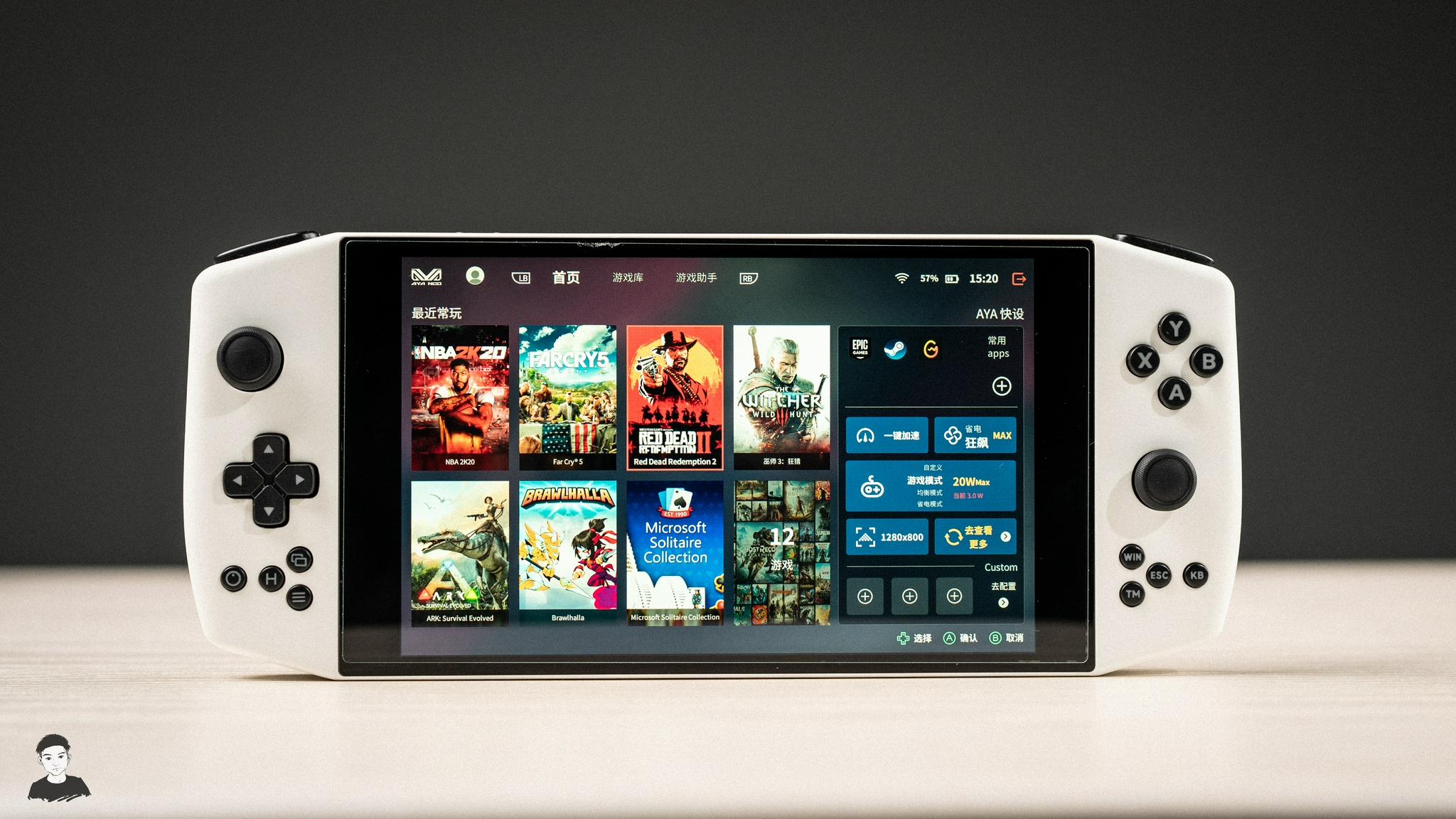 ayaneo掌机图赏掌机作为大多数玩家接触电玩的第一媒介