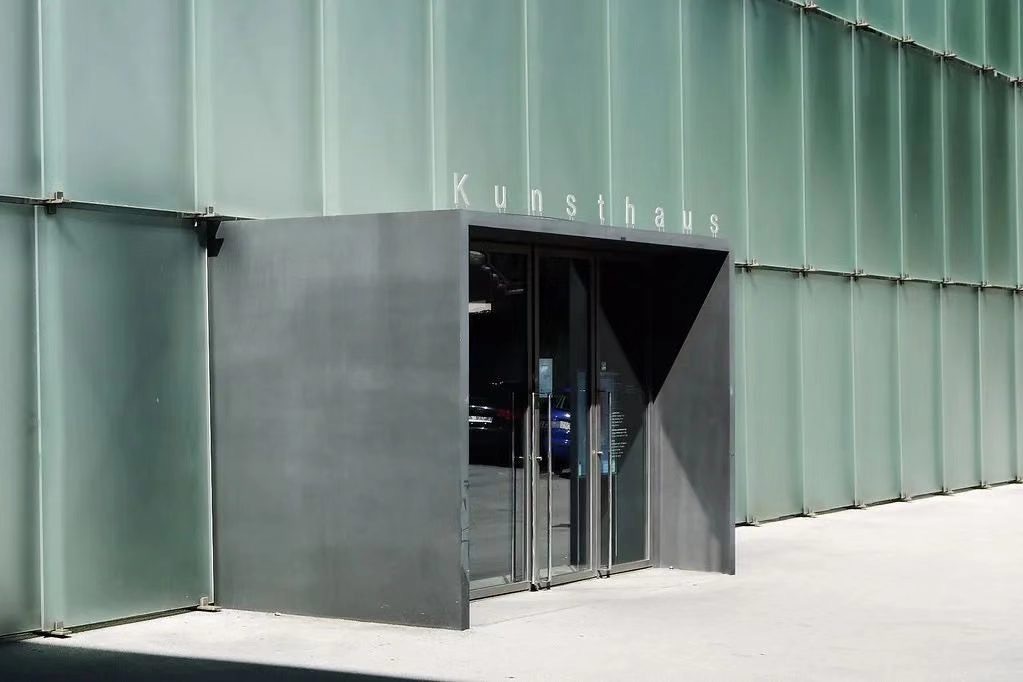 细部 布雷根茨美术馆 kunsthaus (art museum) bregenz