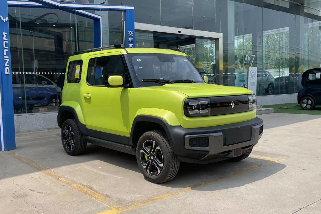 宝骏悦也到店可玩性很高的纯电小型suv