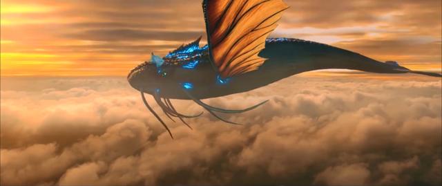 小编看过的奇幻电影也不少,如果没有记错的话,这应该是页游中"鲲"的