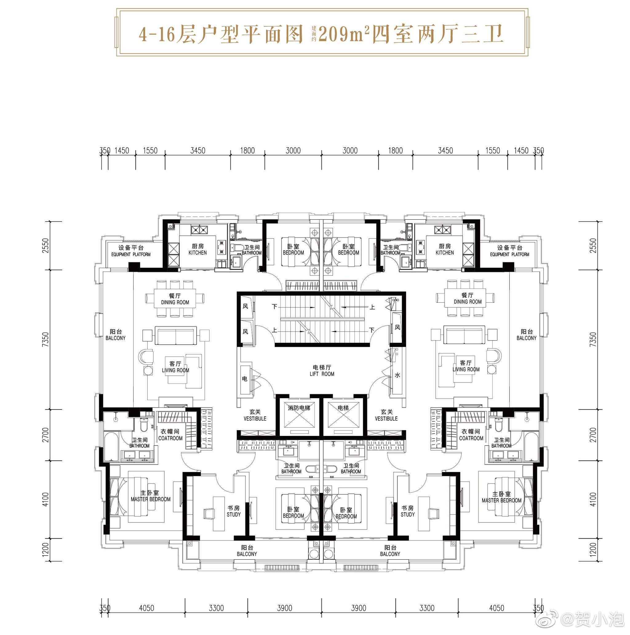 济南cbd万科大都会最小面积170大三室还有206大三室209四室