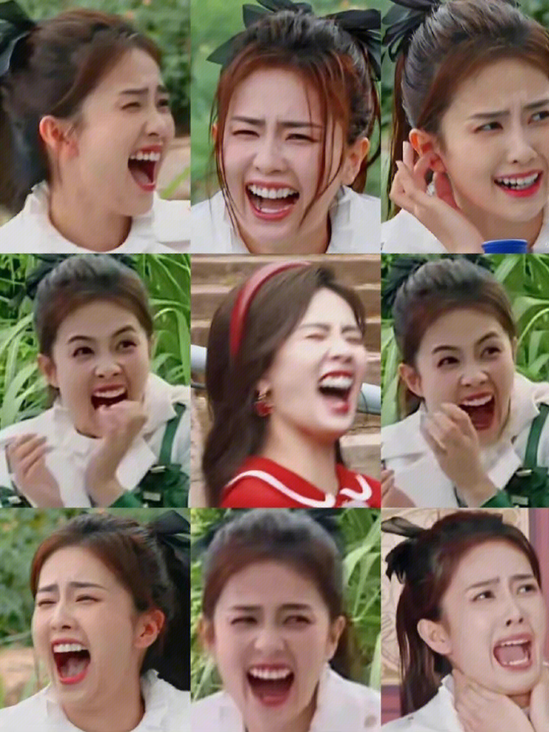 今天出席活动的是白梦妍哈哈大笑的才是白鹿