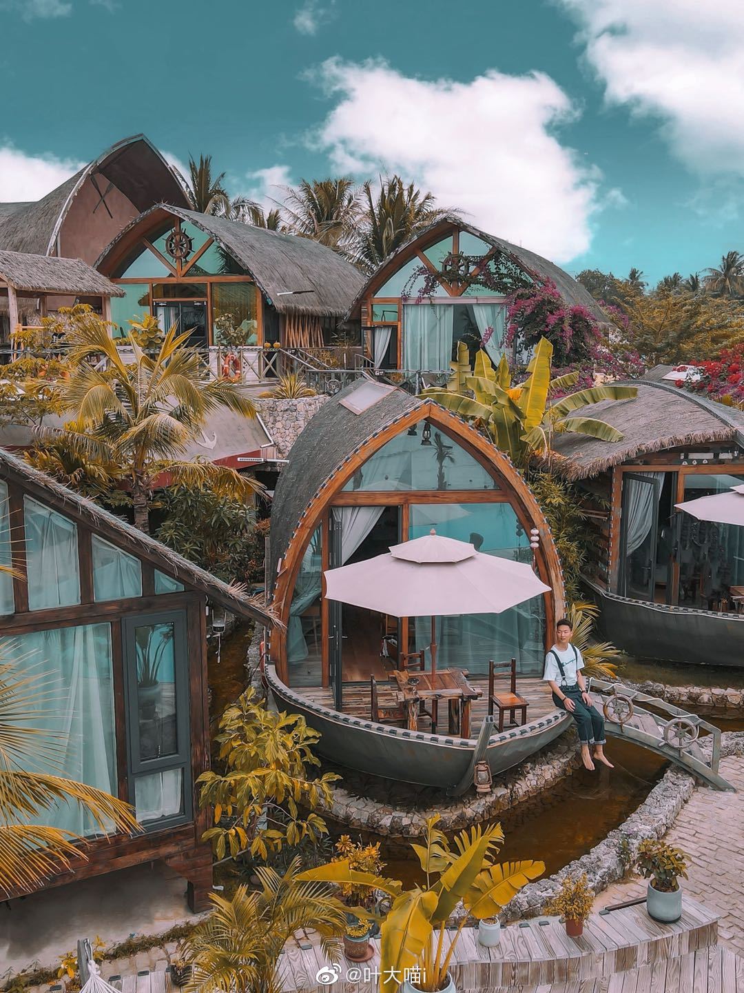 三亚旅游97邂逅海边超浪漫的船屋民宿__财经头条