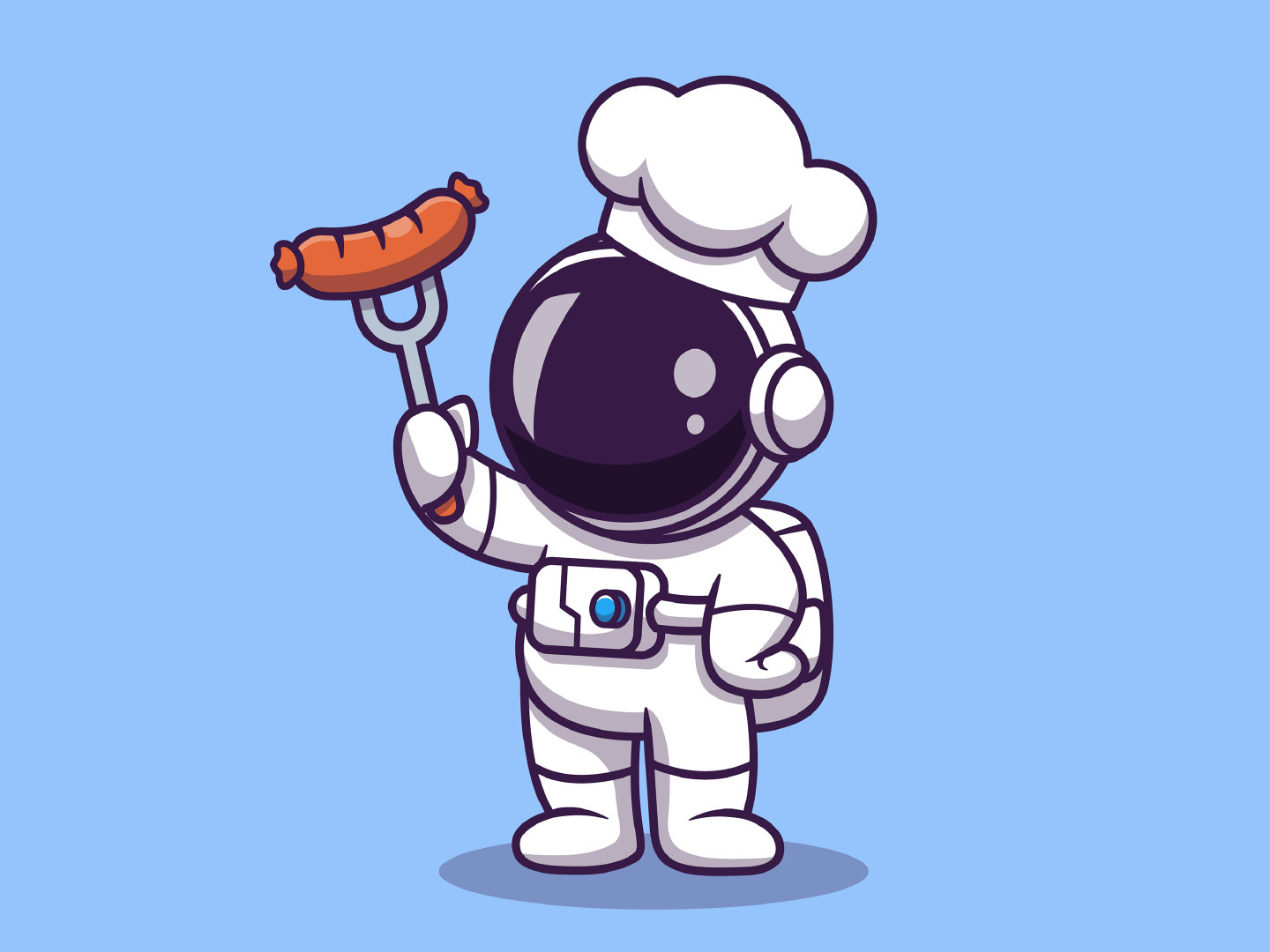 q版宇航员系列 图形设计