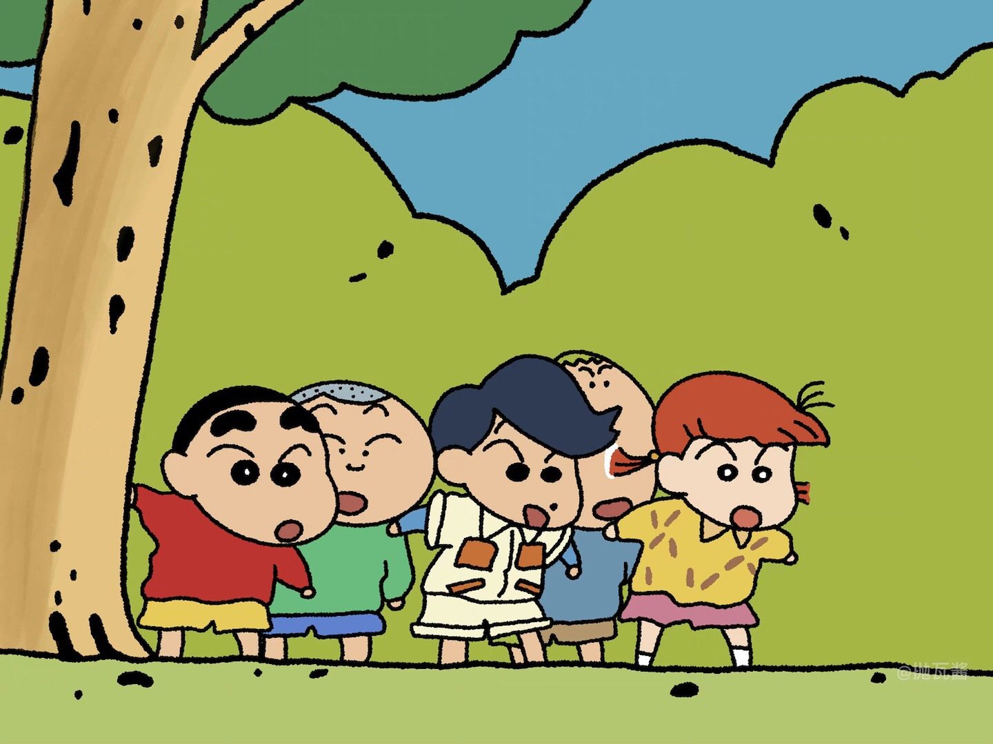 蜡笔小新ipad/ 电脑壁纸__财经头条